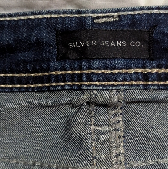 Silver Jeans Co. Size 10 Suki Boot cut Dark Blue Jeans - Picture 6 of 9